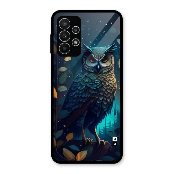 The Cunning Owl Glass Back Case for Galaxy A23