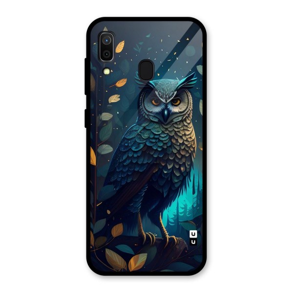 The Cunning Owl Glass Back Case for Galaxy A30