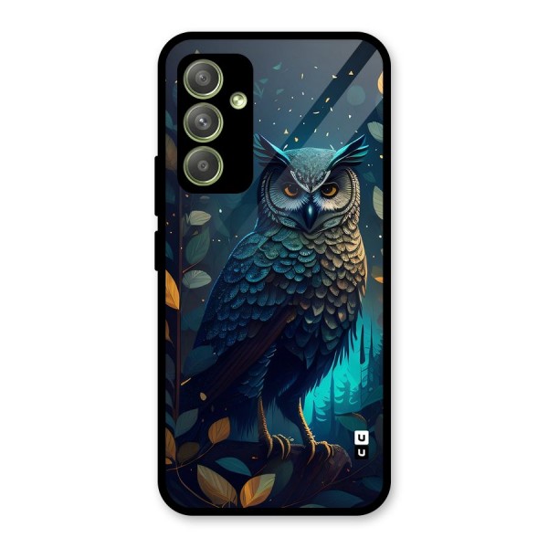 The Cunning Owl Glass Back Case for Galaxy A54