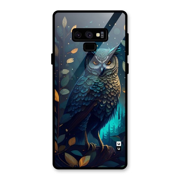 The Cunning Owl Glass Back Case for Galaxy Note 9