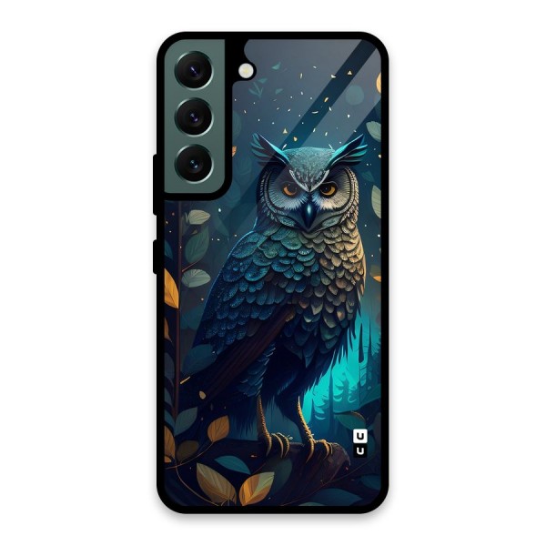 The Cunning Owl Glass Back Case for Galaxy S22 5G