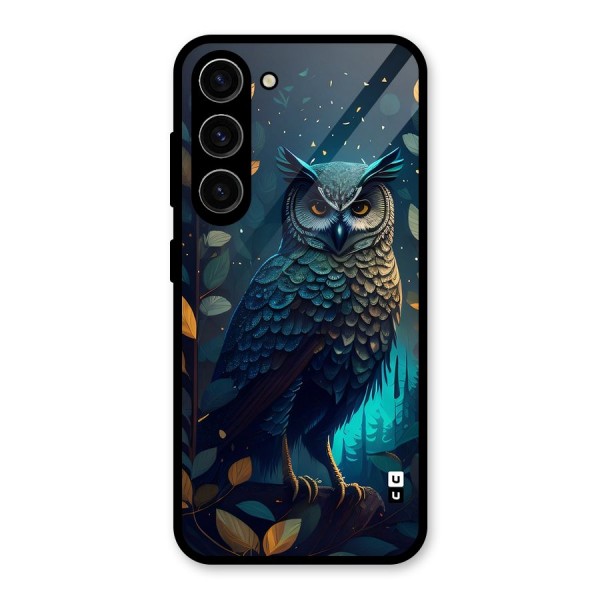 The Cunning Owl Glass Back Case for Galaxy S23