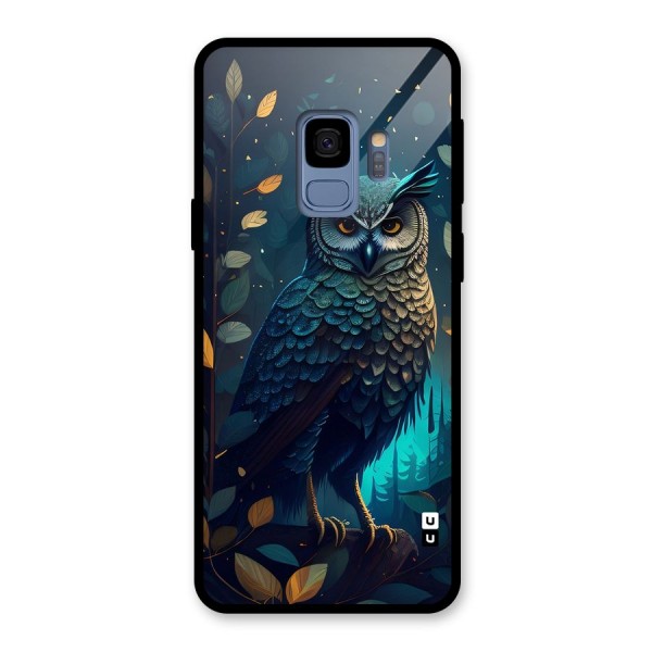 The Cunning Owl Glass Back Case for Galaxy S9