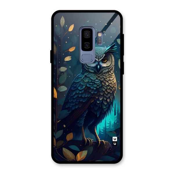 The Cunning Owl Glass Back Case for Galaxy S9 Plus