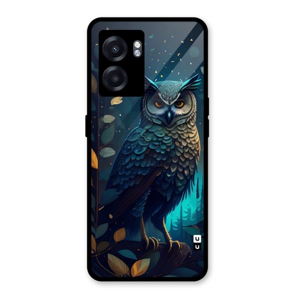 The Cunning Owl Glass Back Case for Oppo K10 (5G)