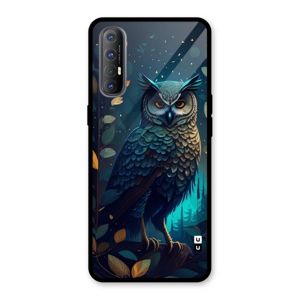 The Cunning Owl Glass Back Case for Oppo Reno3 Pro