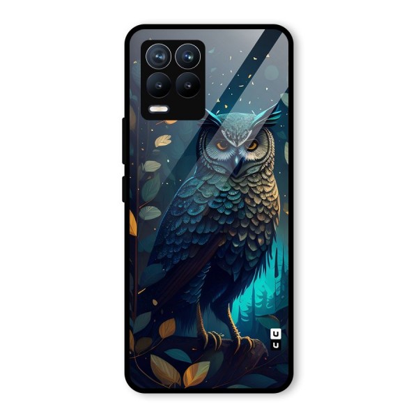 The Cunning Owl Glass Back Case for Realme 8