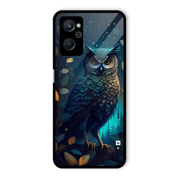 The Cunning Owl Glass Back Case for Realme 9i