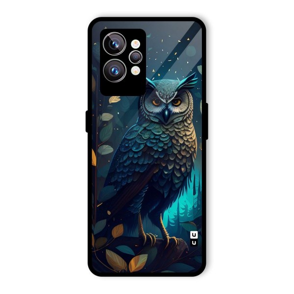 The Cunning Owl Glass Back Case for Realme GT2 Pro