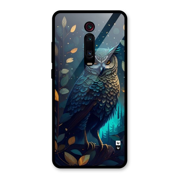 The Cunning Owl Glass Back Case for Redmi K20