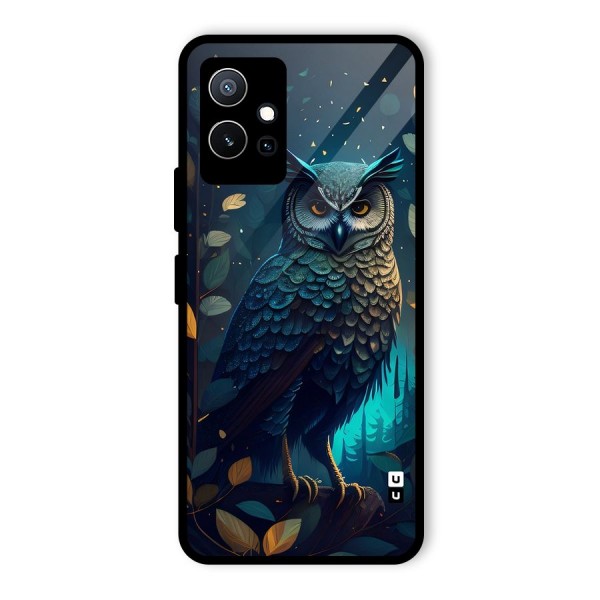 The Cunning Owl Glass Back Case for Vivo T1 5G