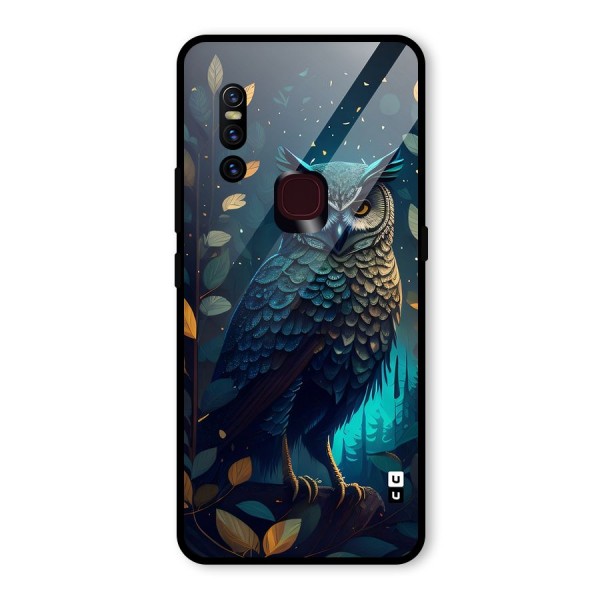 The Cunning Owl Glass Back Case for Vivo V15