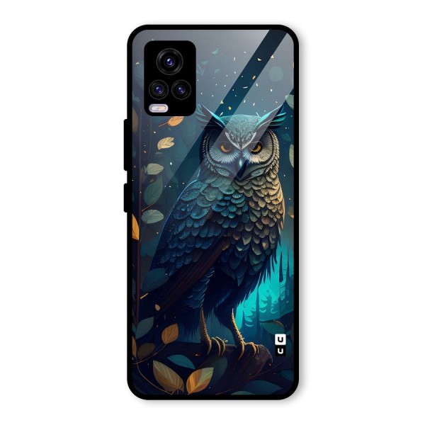 The Cunning Owl Glass Back Case for Vivo V20