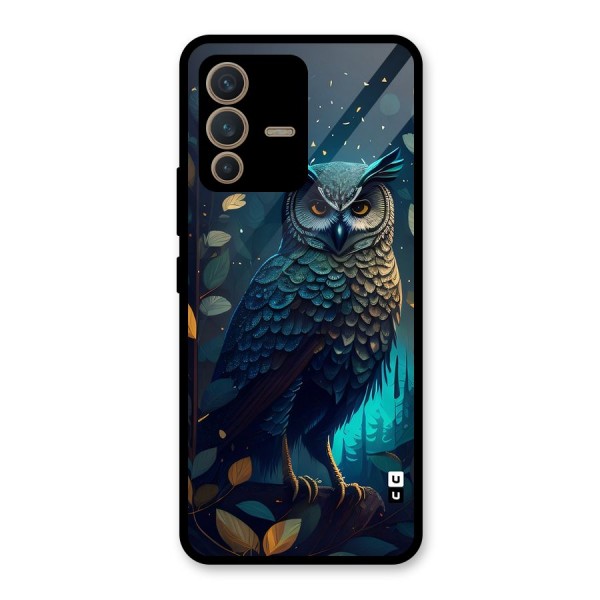 The Cunning Owl Glass Back Case for Vivo V23 5G