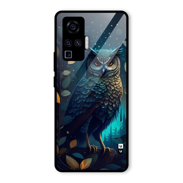 The Cunning Owl Glass Back Case for Vivo X50 Pro