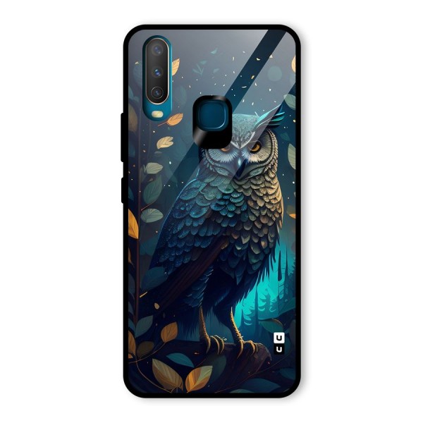 The Cunning Owl Glass Back Case for Vivo Y12