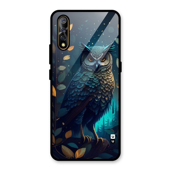 The Cunning Owl Glass Back Case for Vivo Z1x