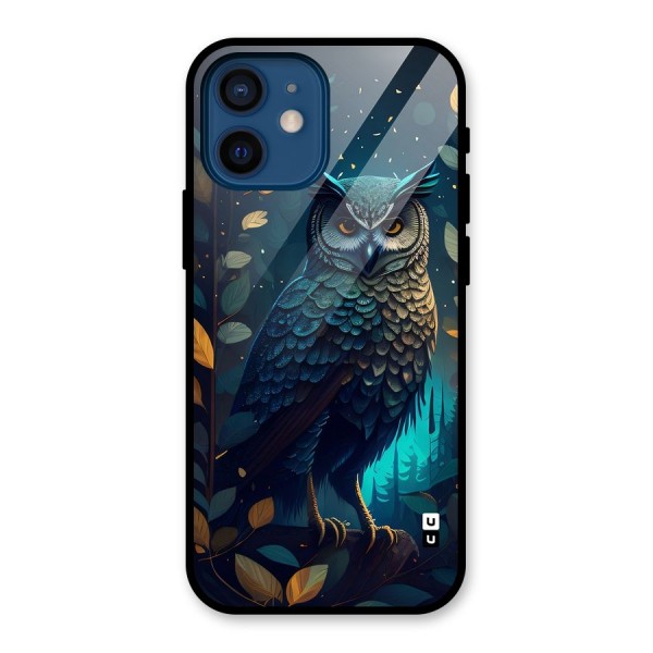 The Cunning Owl Glass Back Case for iPhone 12 Mini