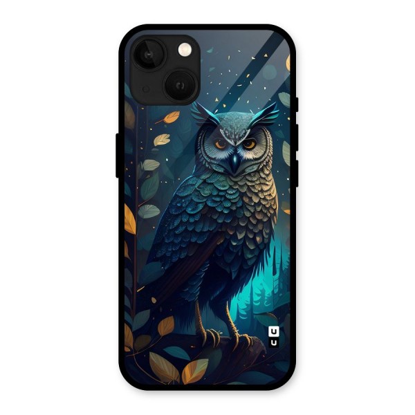 The Cunning Owl Glass Back Case for iPhone 13