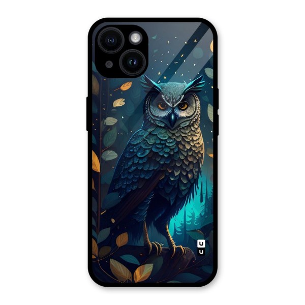 The Cunning Owl Glass Back Case for iPhone 14