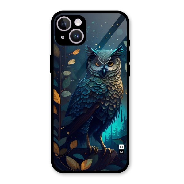The Cunning Owl Glass Back Case for iPhone 14 Plus