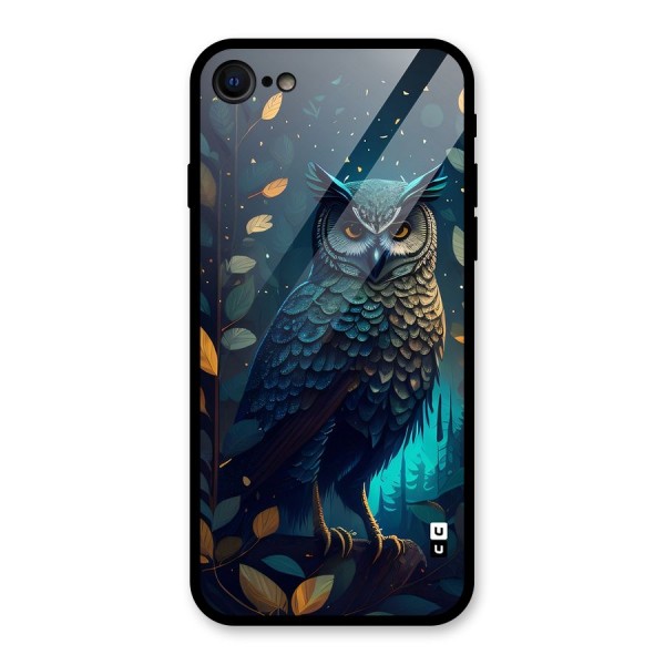 The Cunning Owl Glass Back Case for iPhone 8