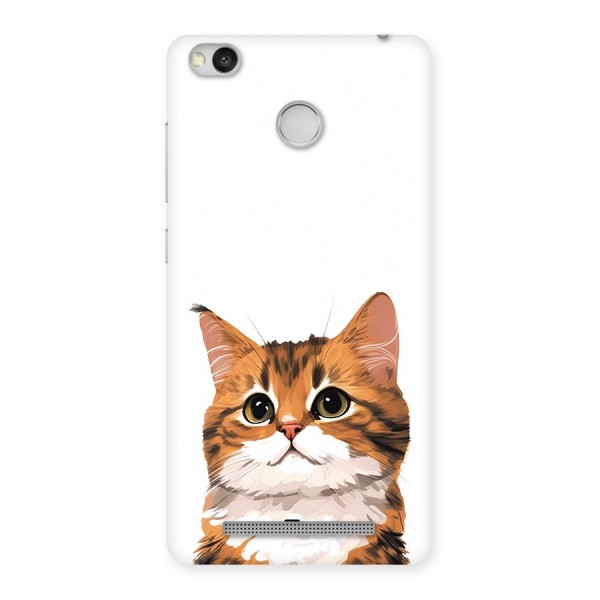 The Cute Cat Back Case for Redmi 3S Prime