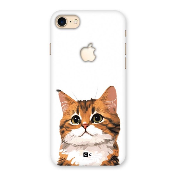 The Cute Cat Back Case for iPhone 7 Apple Cut