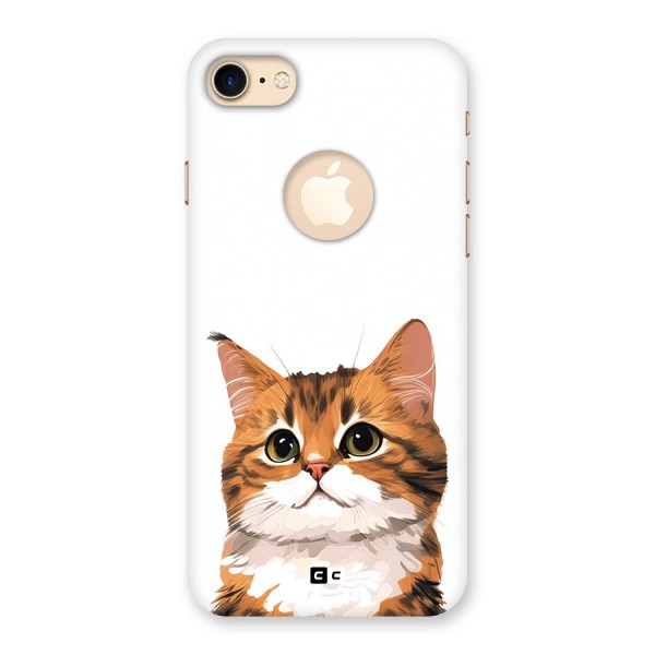 The Cute Cat Back Case for iPhone 8 Logo Cut