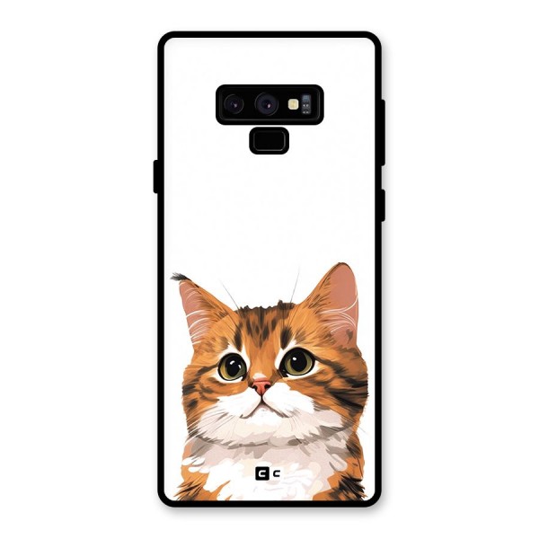 The Cute Cat Glass Back Case for Galaxy Note 9