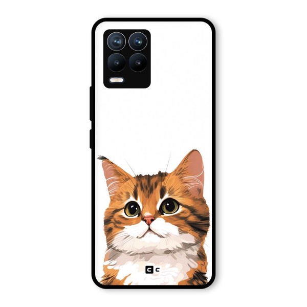 The Cute Cat Glass Back Case for Realme 8