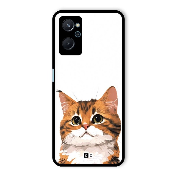 The Cute Cat Glass Back Case for Realme 9i