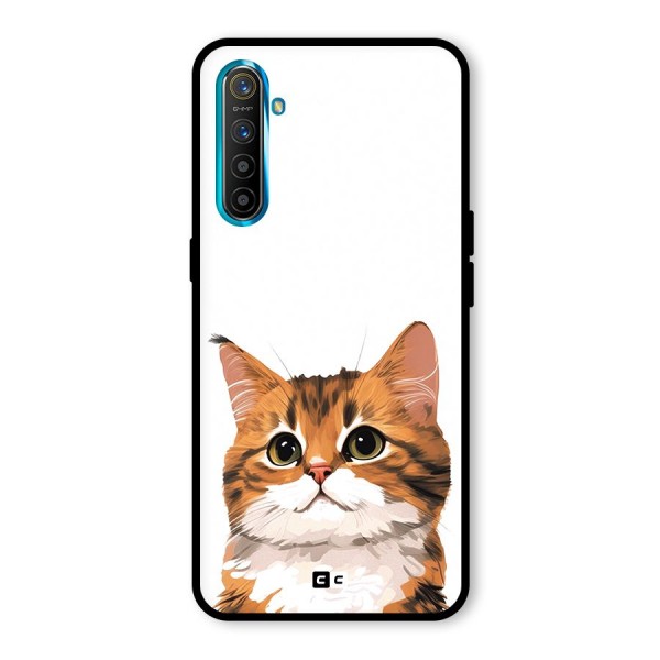 The Cute Cat Glass Back Case for Realme XT