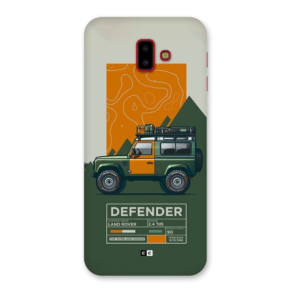 The Defence Car Back Case for Galaxy J6 Plus