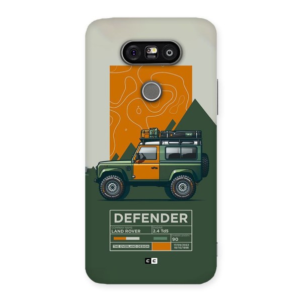 The Defence Car Back Case for LG G5