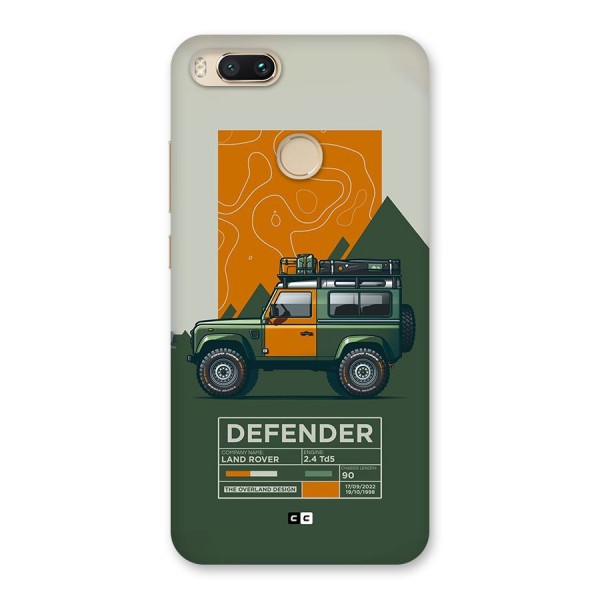 The Defence Car Back Case for Mi A1