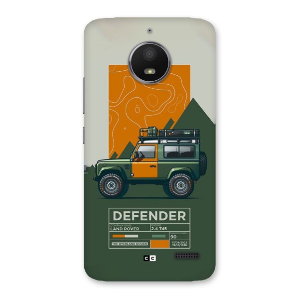 The Defence Car Back Case for Moto E4