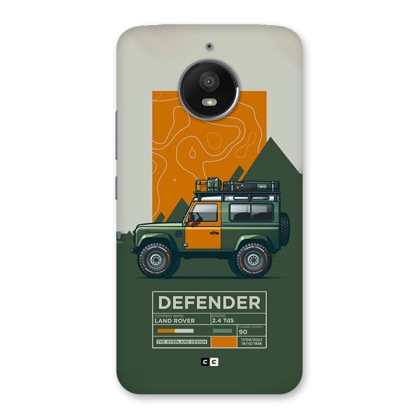 The Defence Car Back Case for Moto E4 Plus