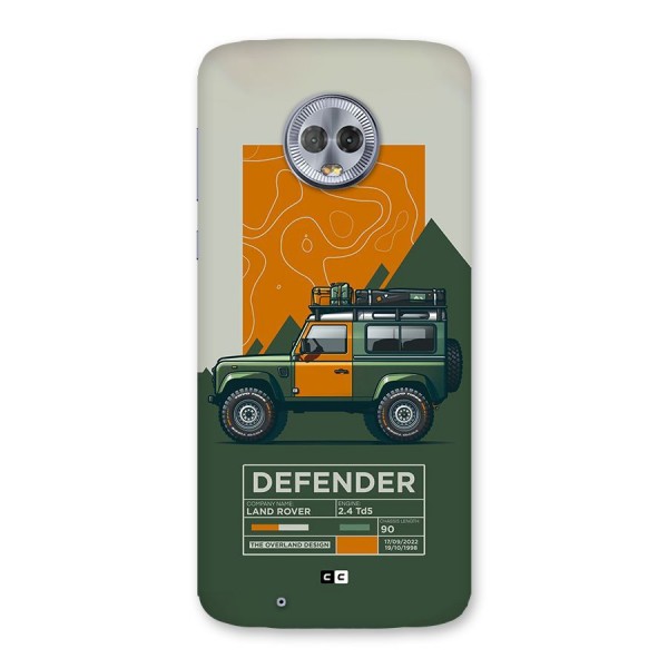 The Defence Car Back Case for Moto G6