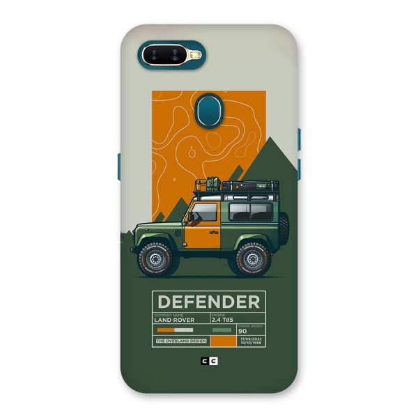 The Defence Car Back Case for Oppo A11k