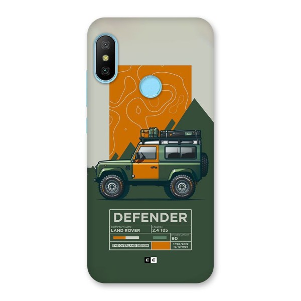 The Defence Car Back Case for Redmi 6 Pro