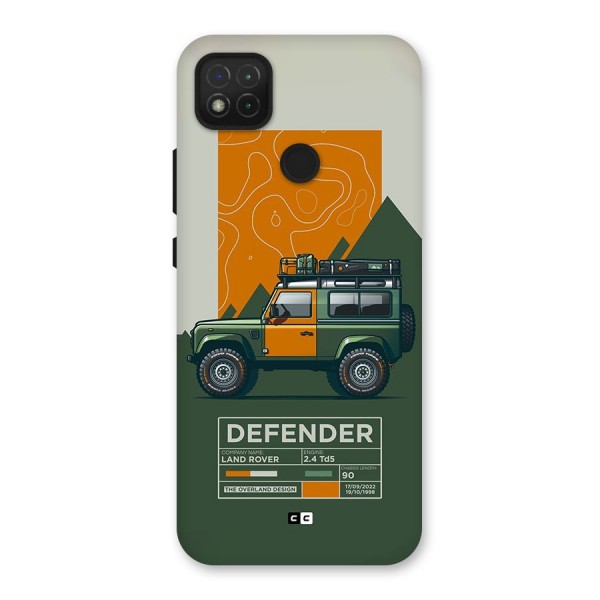 The Defence Car Back Case for Redmi 9