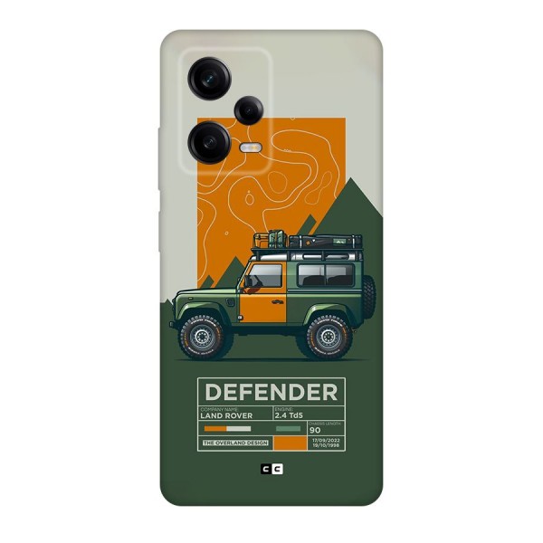 The Defence Car Back Case for Redmi Note 12 Pro