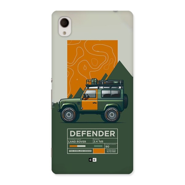 The Defence Car Back Case for Xperia M4 Aqua