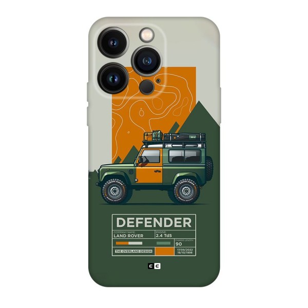 The Defence Car Back Case for iPhone 14 Pro