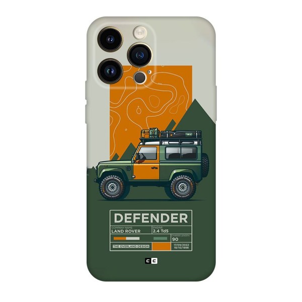 The Defence Car Back Case for iPhone 14 Pro Max