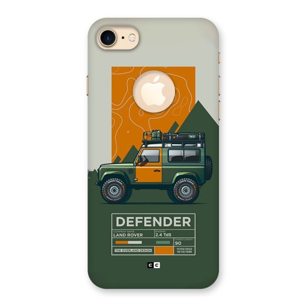 The Defence Car Back Case for iPhone 8 Logo Cut