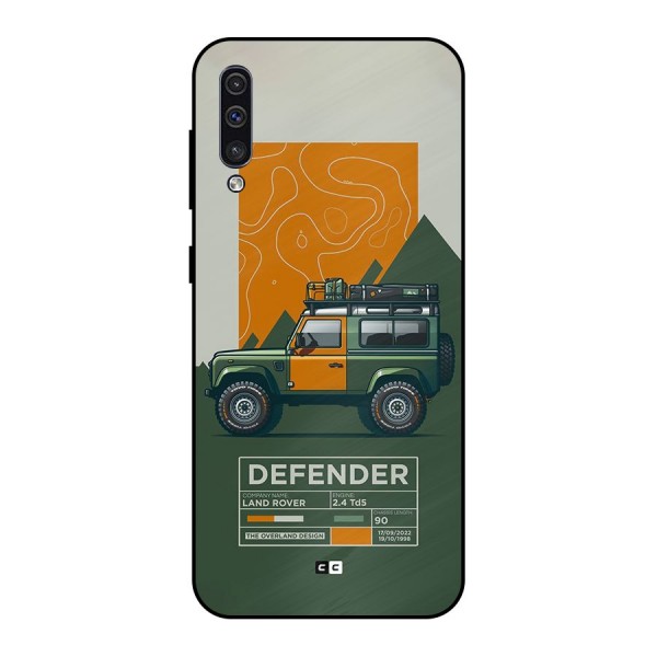 The Defence Car Metal Back Case for Galaxy A50