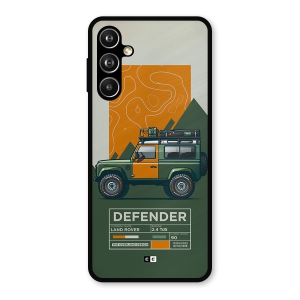 The Defence Car Metal Back Case for Samsung Galaxy M54