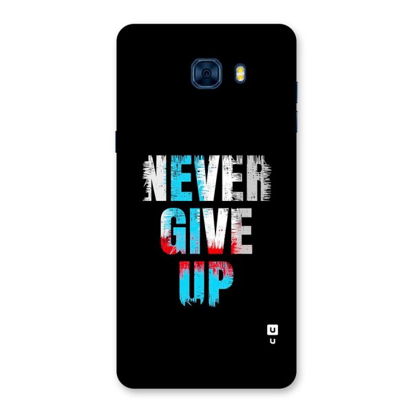 The Determined Back Case for Galaxy C7 Pro